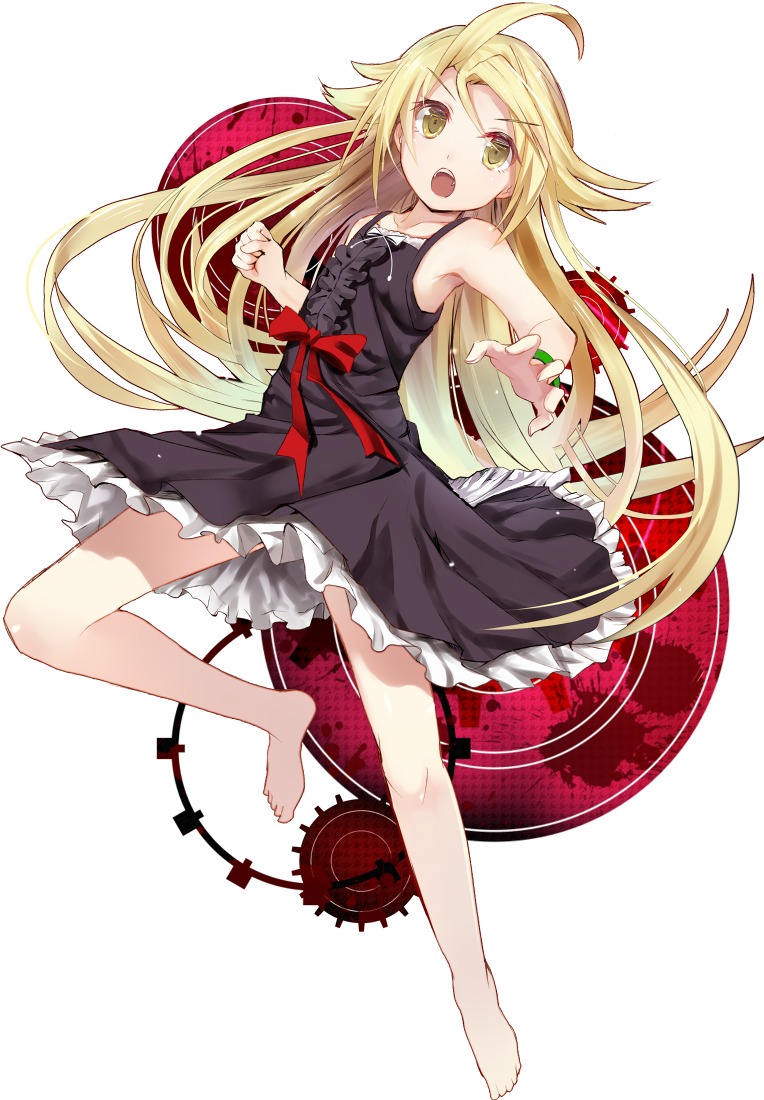bakemonogatari, dress, efe, monogatari_(series), oshino_shinobu