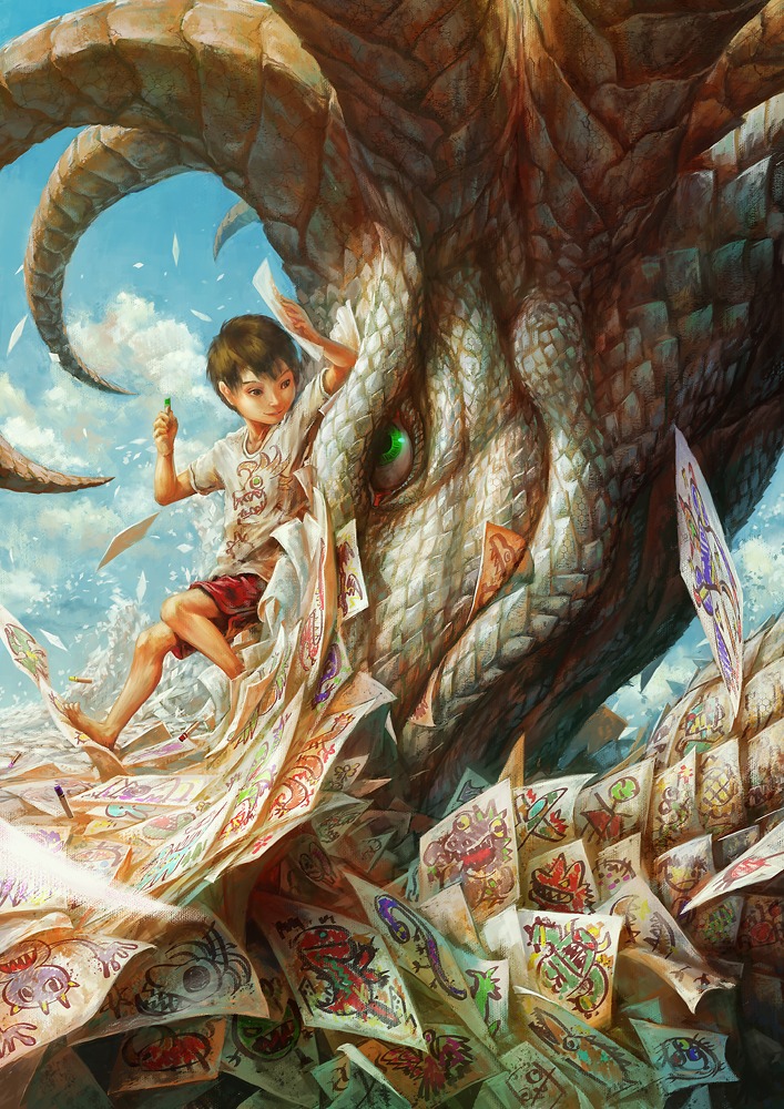 male, monster, nurikabe