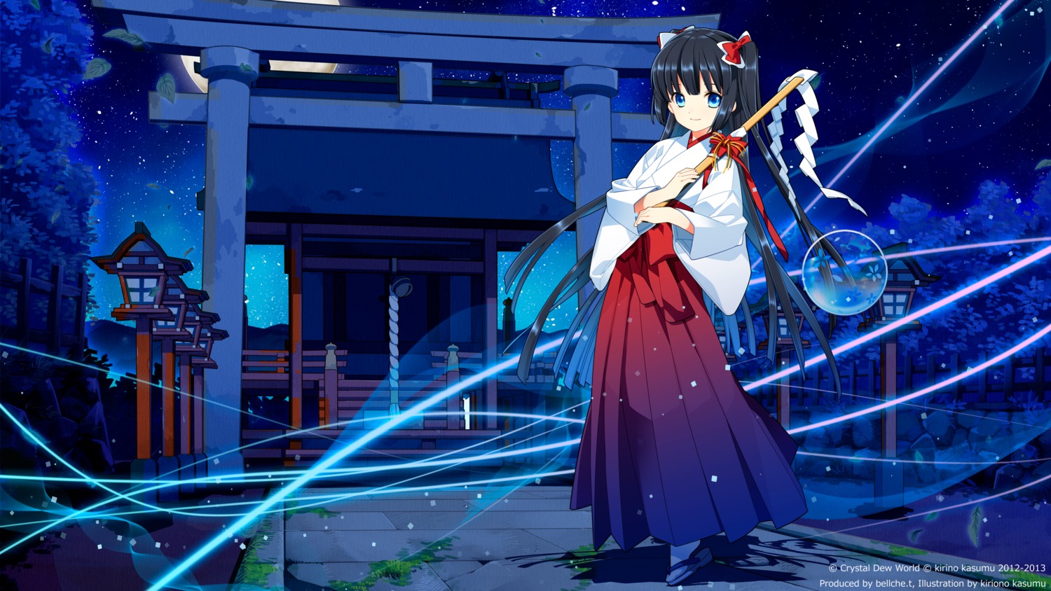 crystal_dew_world, kirino_kasumu, miko, suishou_shizuku