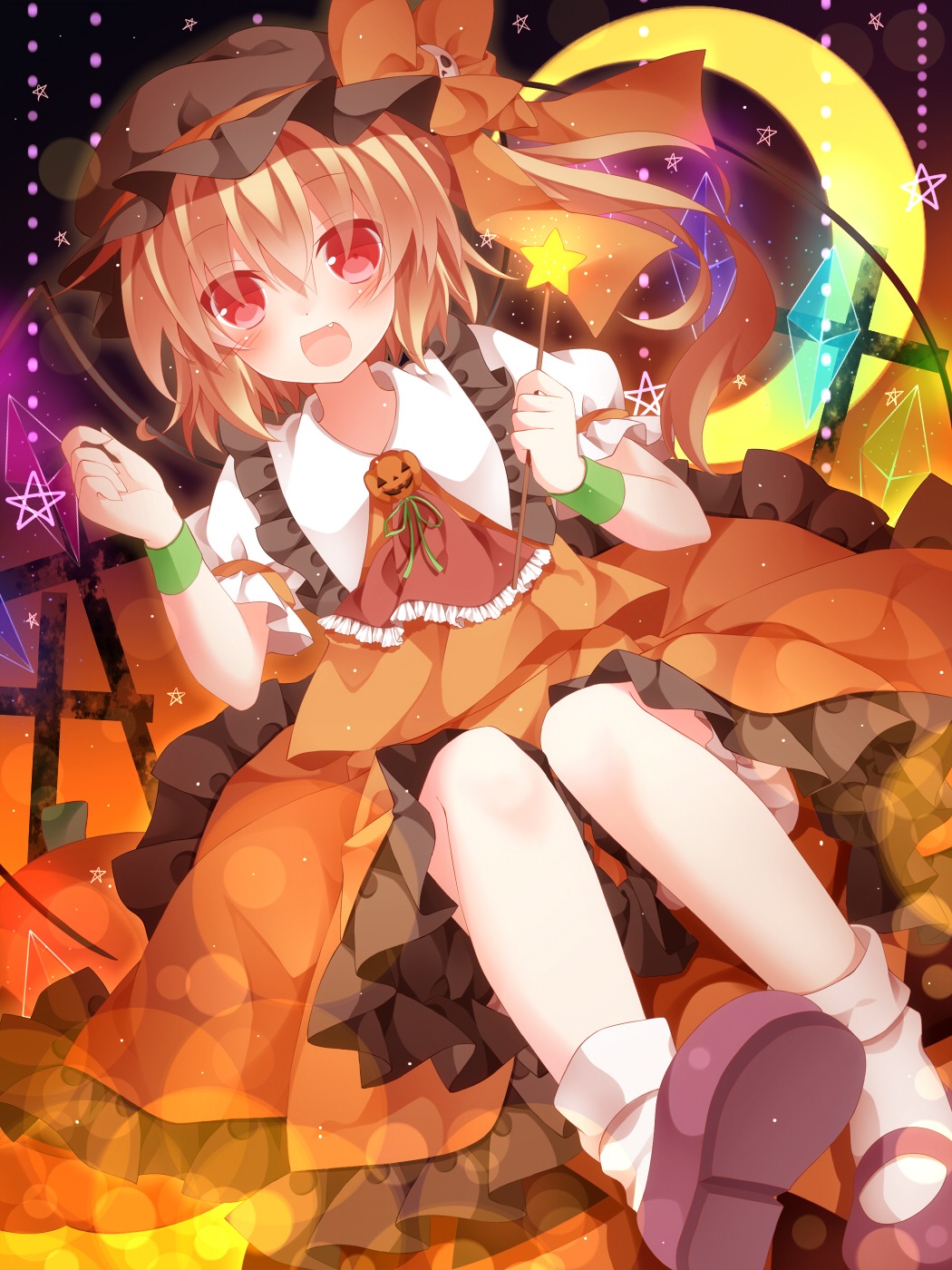 flandre_scarlet, halloween, mog_(artist), touhou