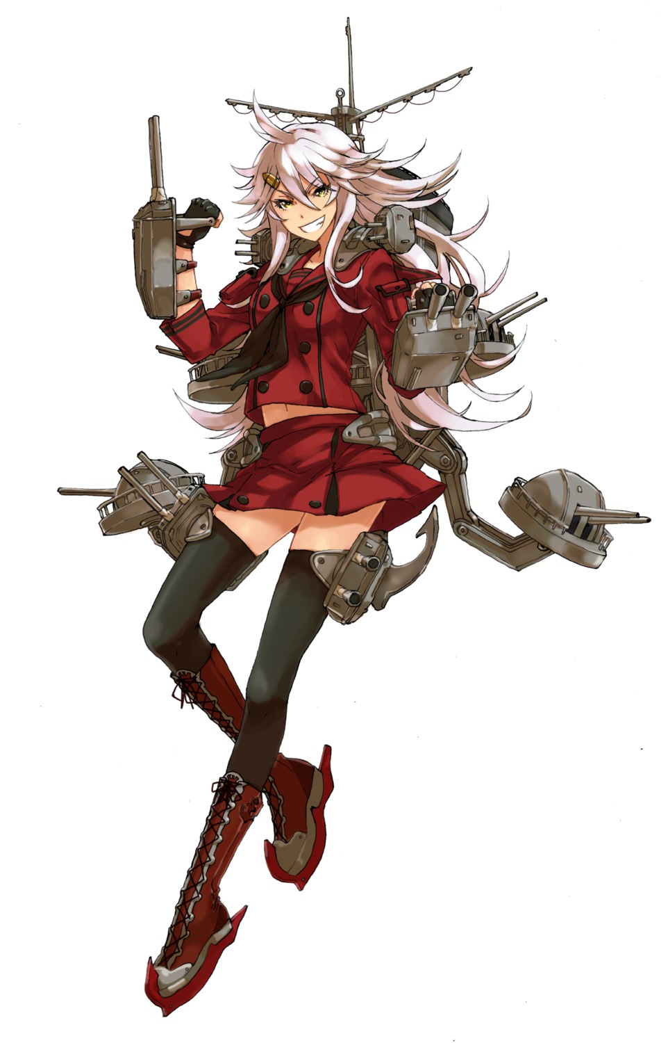kantai_collection, seifuku, thighhighs, yanagida_shita