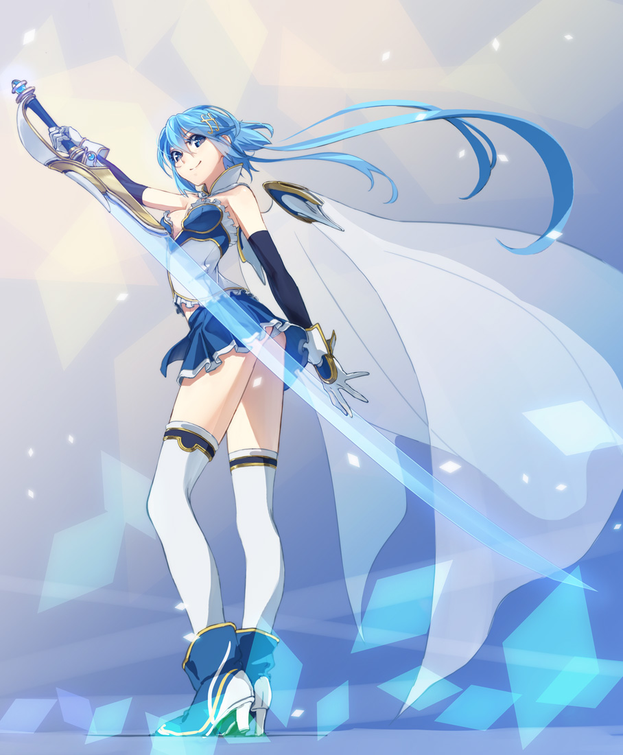 mahou_shoujo_madoka_magica, miki_sayaka, sword, yahako
