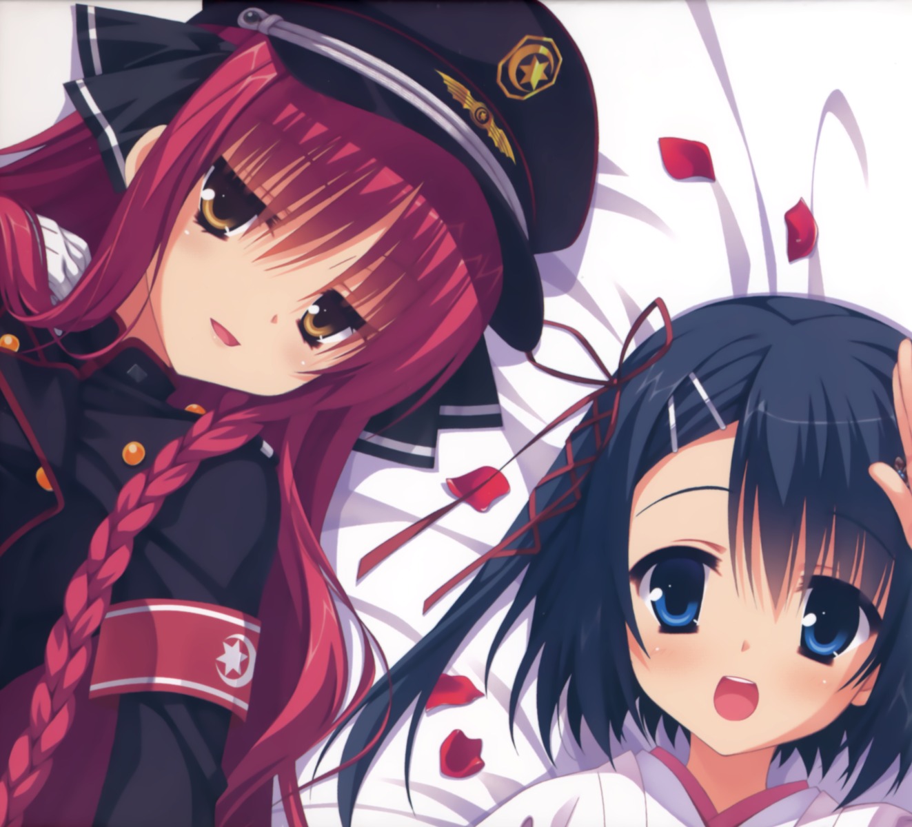 dracu-riot!, mera_azusa, miko, muririn, uniform, yarai_miu, yuzu-soft
