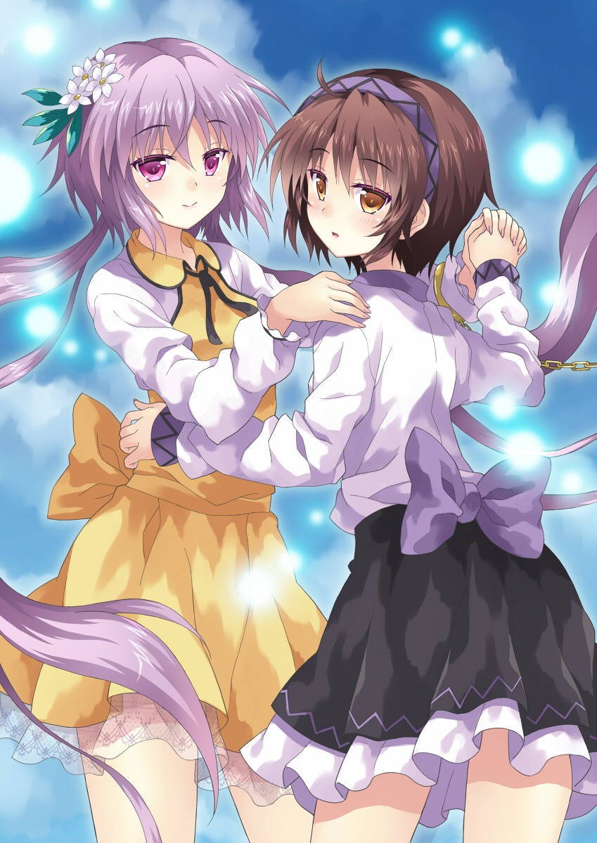 rasahan, touhou, tsukumo_benben, tsukumo_yatsuhashi