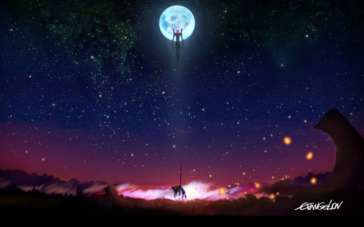 eva_01, eva_mark.06, landscape, neon_genesis_evangelion, tagme, wallpaper