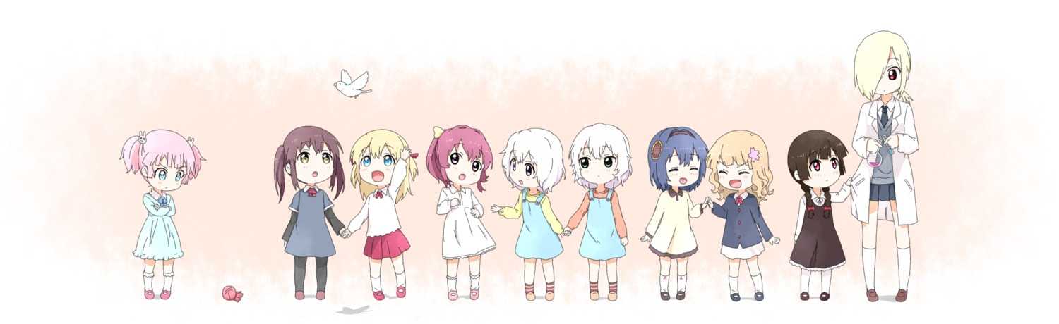 akaza_akari, funami_yui, furutani_himawari, ikeda_chitose, namori, oomuro_sakurako, sugiura_ayano, toshinou_kyouko
