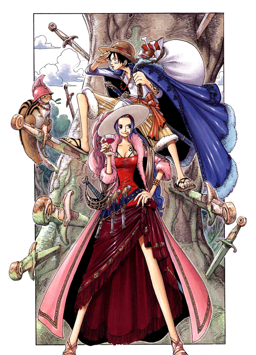 monkey_d_luffy, nefertari_vivi, oda_eiichirou, one_piece
