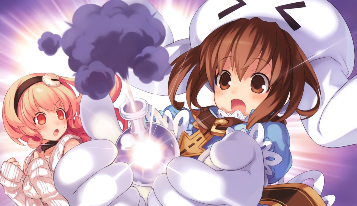 choujigen_game_neptune, compa, compile_heart, gust_(choujigen_game_neptune), tsunako
