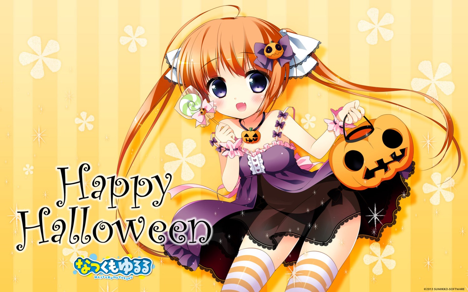 dress, halloween, natsukumo_yururu, pantsu, sasai_saji, see_through, string_panties, sumikko-soft