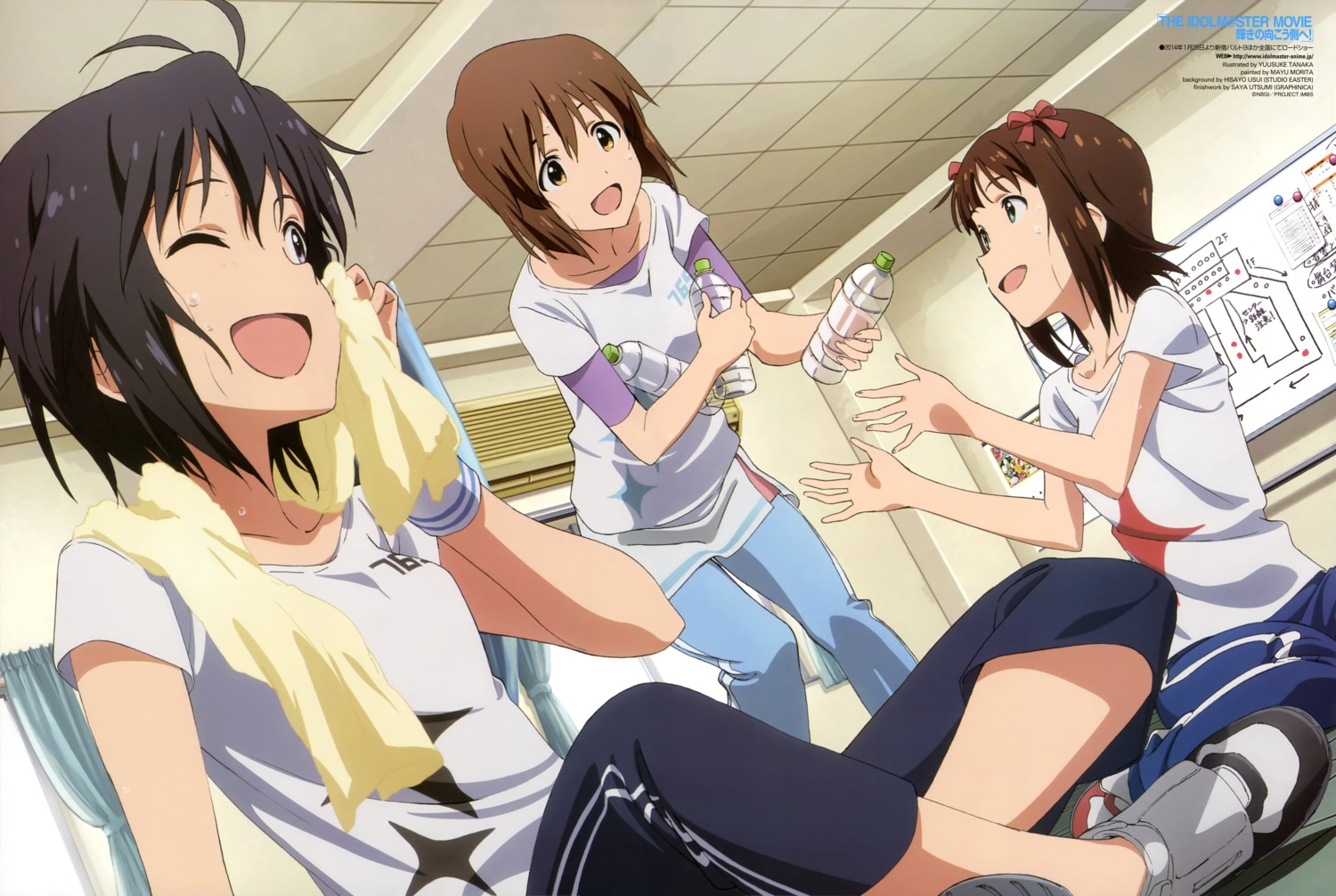 amami_haruka, hagiwara_yukiho, kikuchi_makoto, tanaka_yuusuke, the_idolm@ster