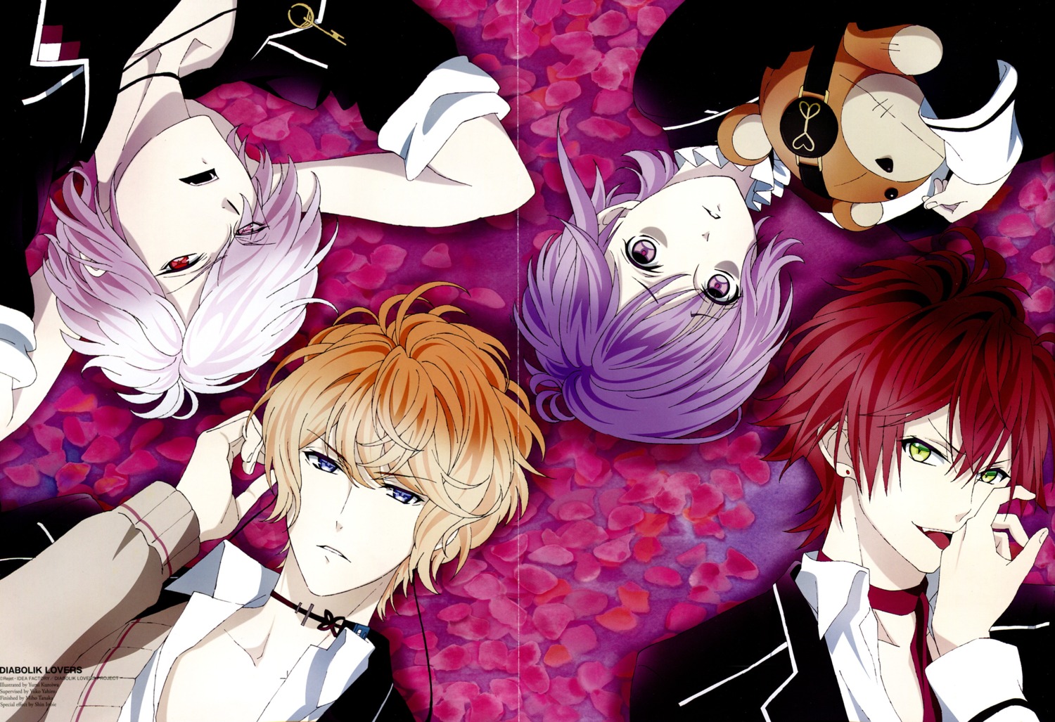 crease, diabolik_lovers, kuroiwa_yumi, male, sakamaki_ayato, sakamaki_kanato, sakamaki_shuu, sakamaki_subaru, screening