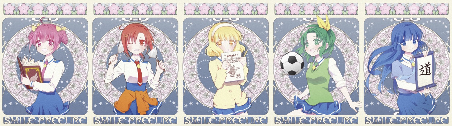 ai_acolon, aoki_reika, hino_akane, hoshizora_miyuki, kise_yayoi, midorikawa_nao, precure, smile_precure!