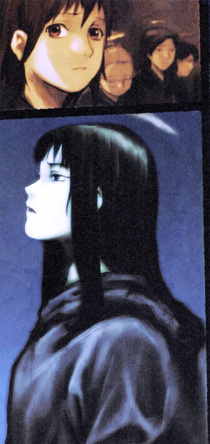 abe_yoshitoshi, haibane_renmei, hikari_(haibane_renmei), kana_(haibane_renmei), megane, nemu, rakka, reki_(haibane_renmei)