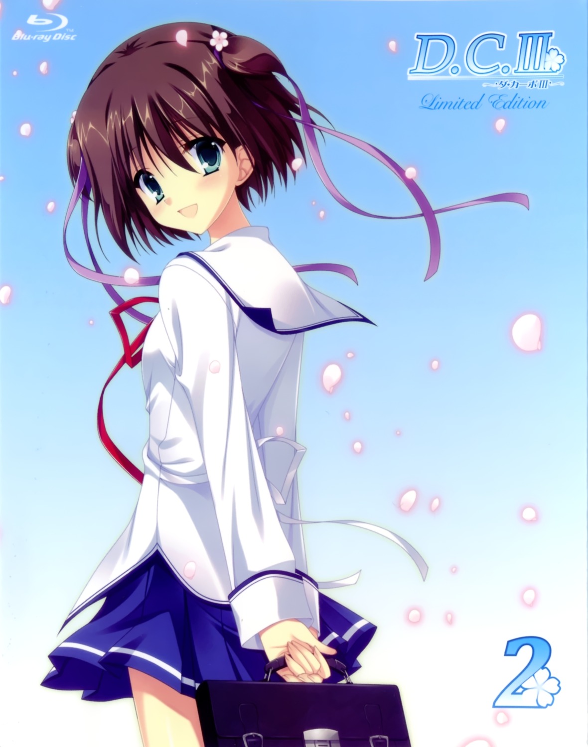 da_capo_(series), da_capo_iii, disc_cover, katsuragi_himeno, seifuku, tanihara_natsuki