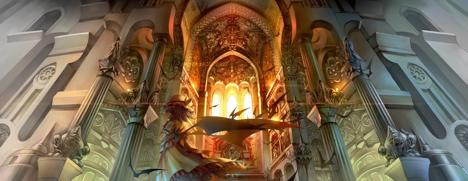 jian_zi, remilia_scarlet, touhou, wings