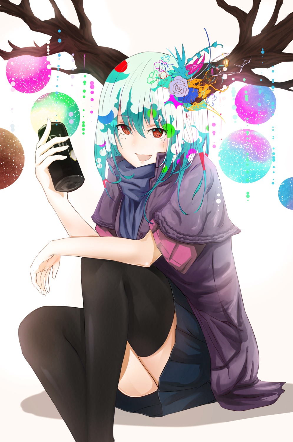 ase_tou_mi_kaameru, thighhighs