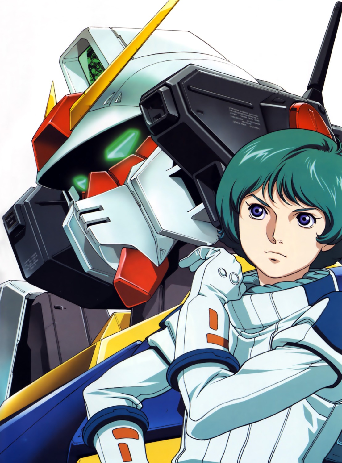 gundam, gundam_mark_ii, kamille_bidan, mecha, naka_morifumi, onda_naoyuki, zeta_gundam