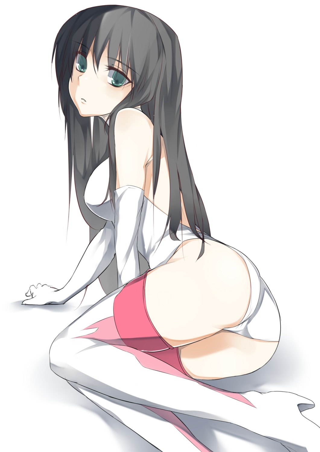 ass, heels, sensei_(hitagi3594), thighhighs