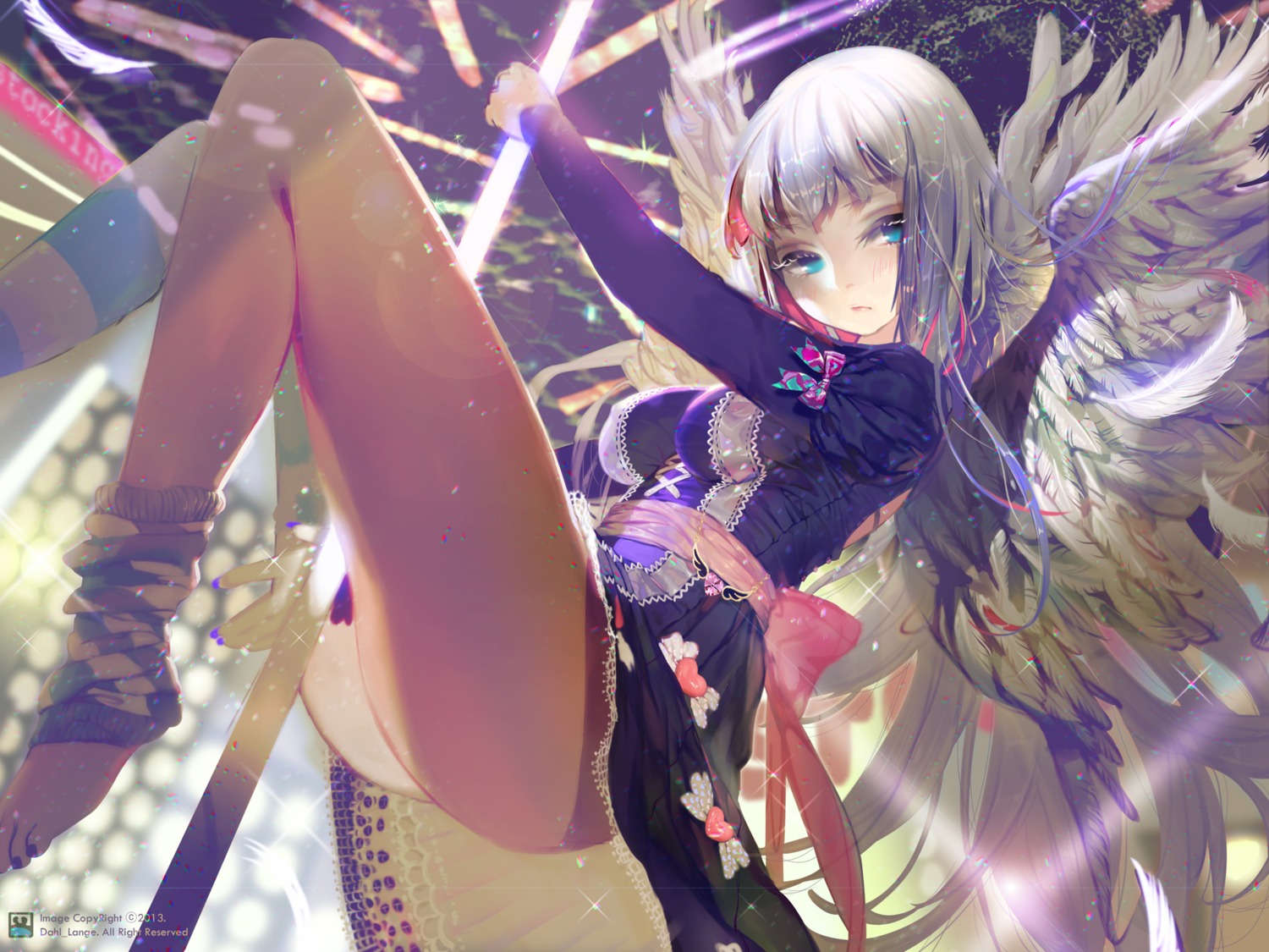 lolita_fashion, panty_&_stocking_with_garterbelt, proopra, stocking, wings