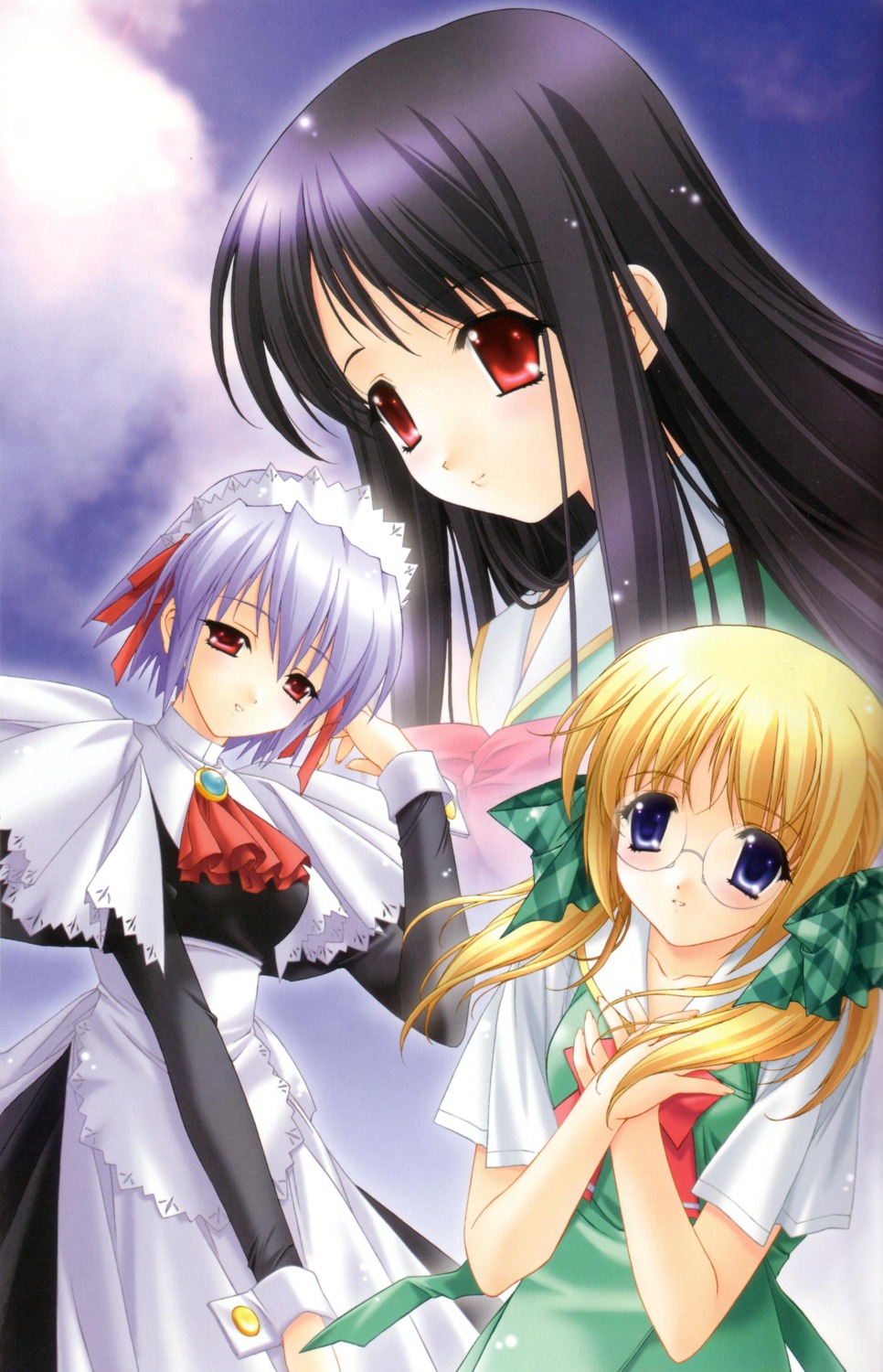 kimizuka_aoi, kotonomiya_yuki, makino_nanami, shinjou_izumi, suigetsu