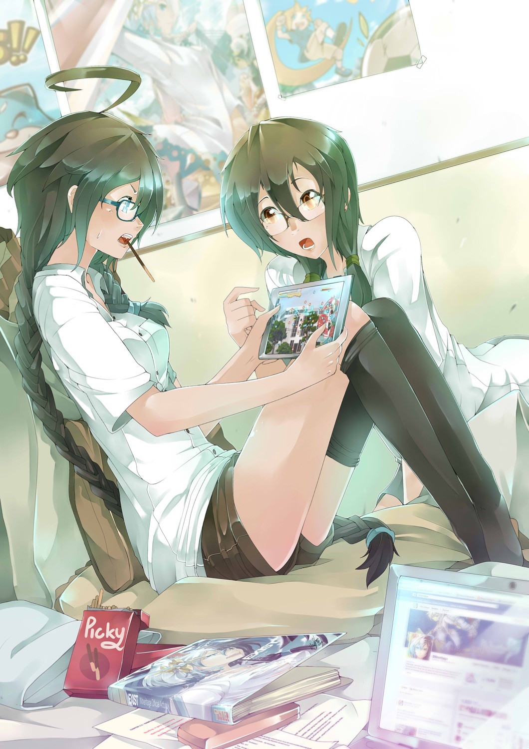 megane, sinlaire, thighhighs