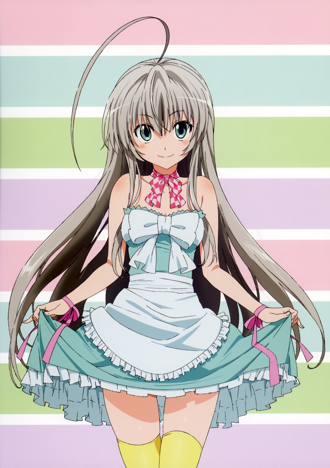haiyore!_nyaruko-san, nyaruko, thighhighs