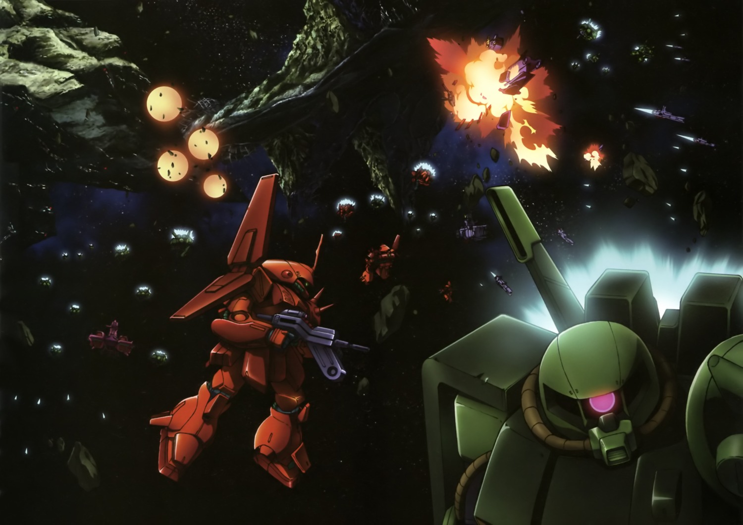 gun, gundam, hi_zack, marasai, mecha, zeta_gundam