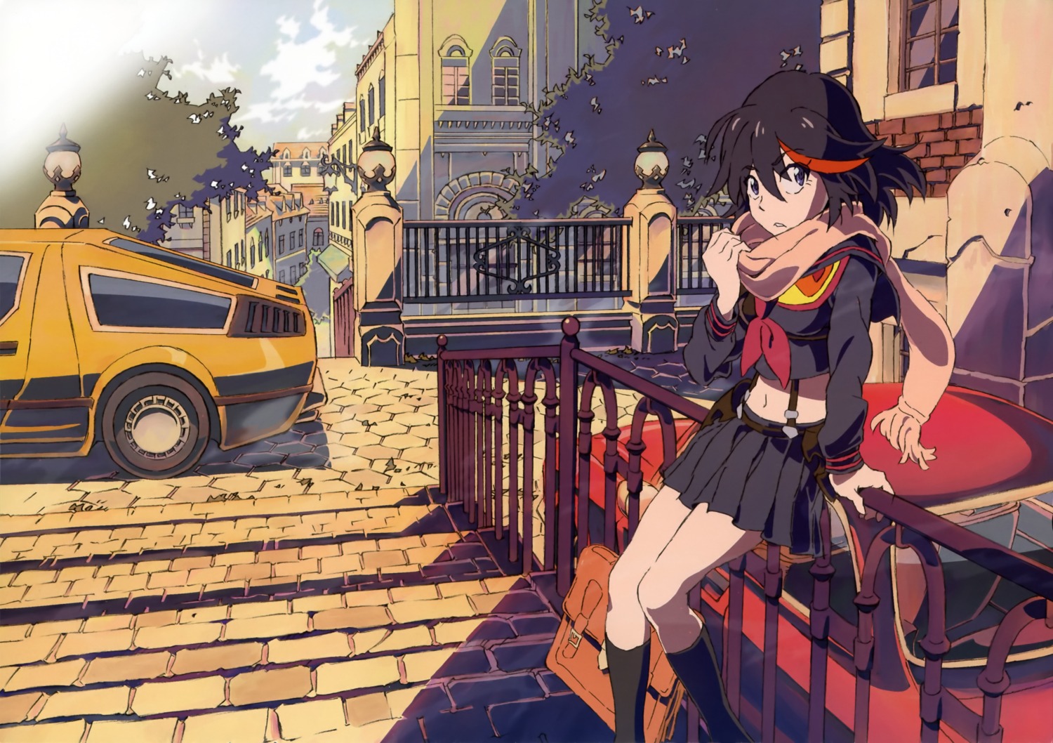 hori_takafumi, kill_la_kill, matoi_ryuuko, seifuku, senketsu