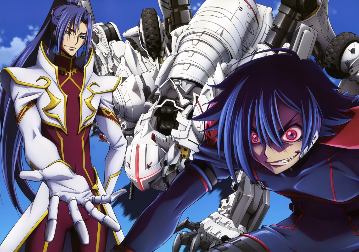 akito_the_exiled, bodysuit, code_geass, hyuuga_akito, male, mecha, shin_hyuuga_shaingu