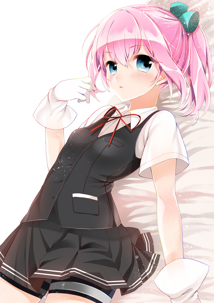 bike_shorts, kantai_collection, sakiyo_cake, seifuku, shiranui_(kancolle)