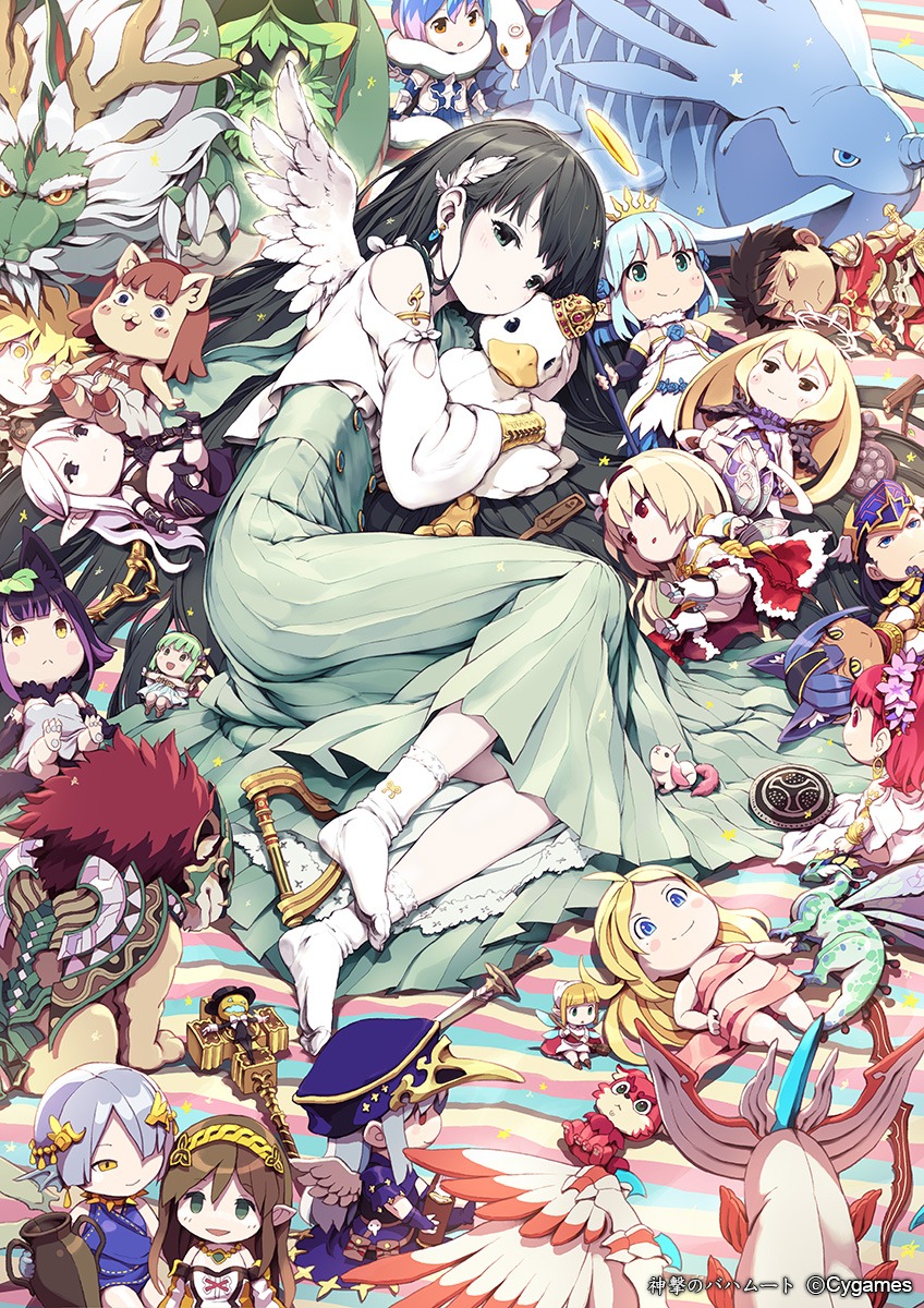chibi, lena, shingeki_no_bahamut, wings