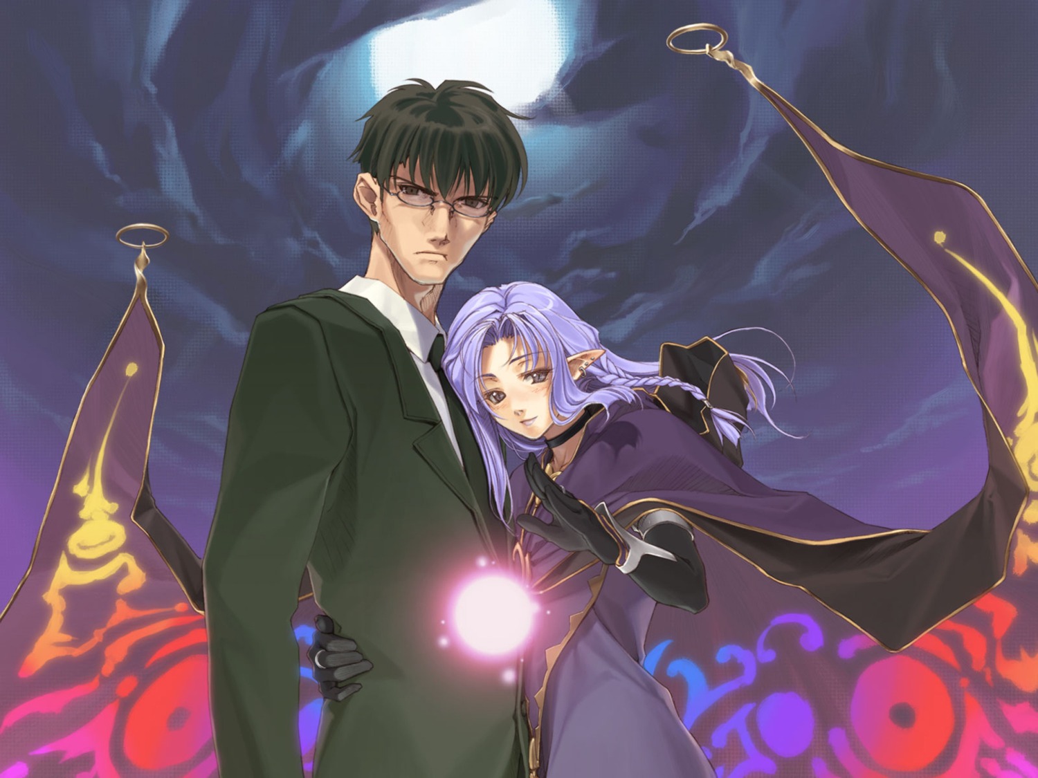 fate/stay_night, hidari, kuzuki_souichirou, medea_(fate), pointy_ears, type-moon