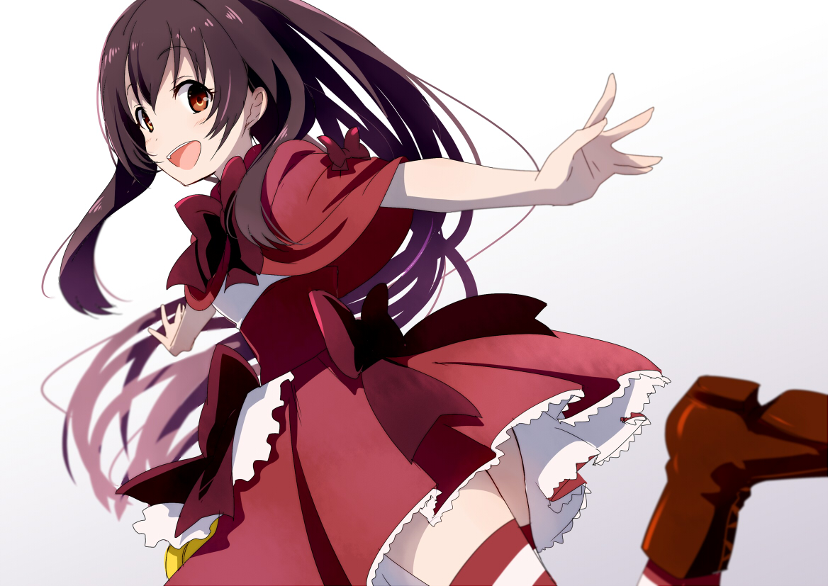 aoki_hagane_no_arpeggio, dress, gochou_(comedia80), maya_(aoki_hagane_no_arpeggio), thighhighs