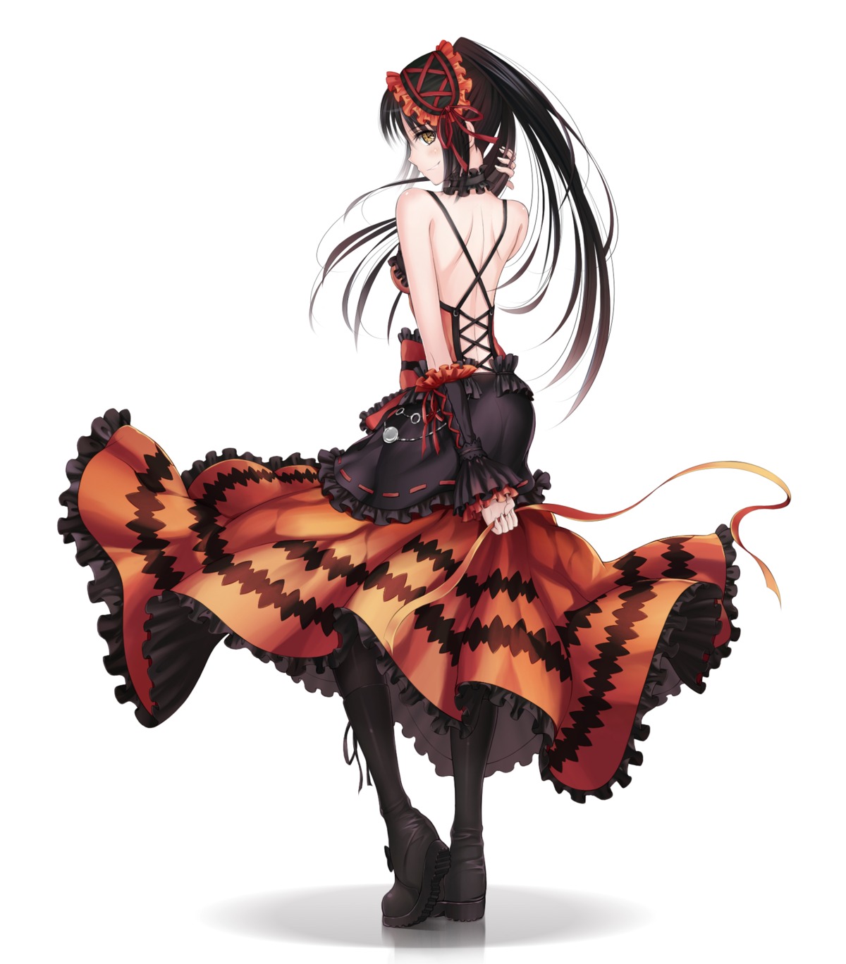 date_a_live, dress, gothic_lolita, lolita_fashion, ltt_challenger, tokisaki_kurumi