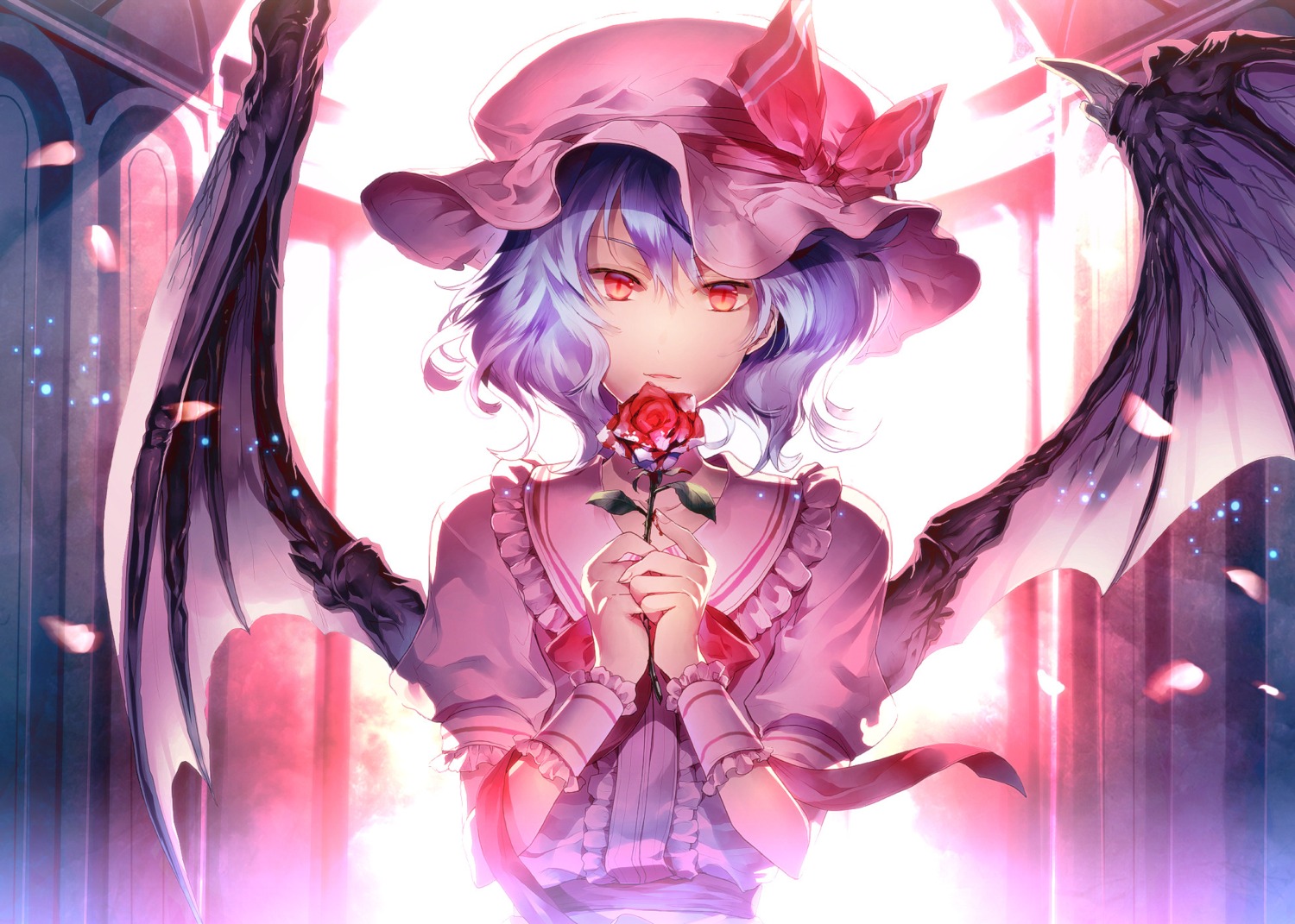 remilia_scarlet, sunakumo, touhou, wings