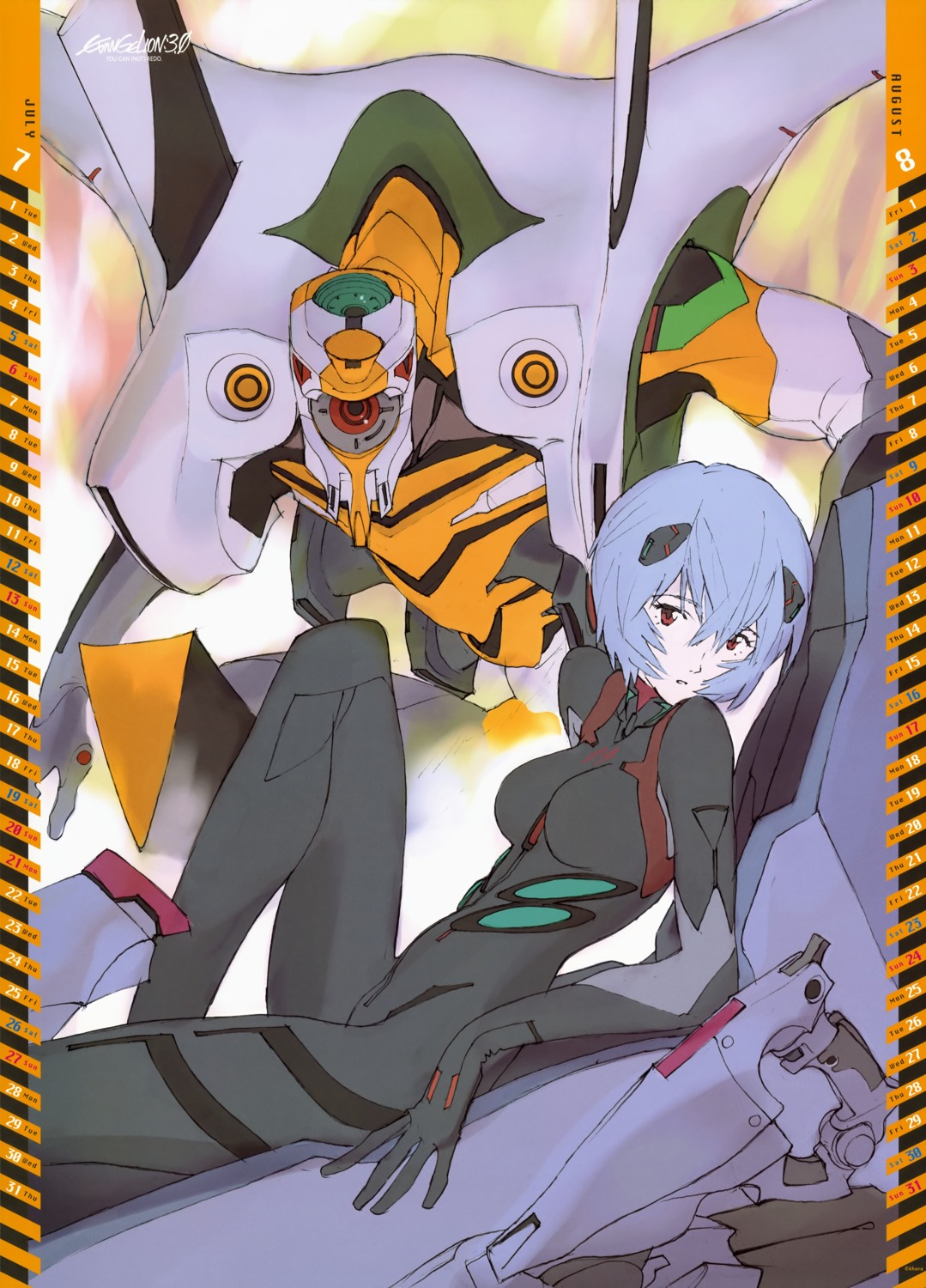 ayanami_rei, bodysuit, calendar, honda_takeshi, neon_genesis_evangelion