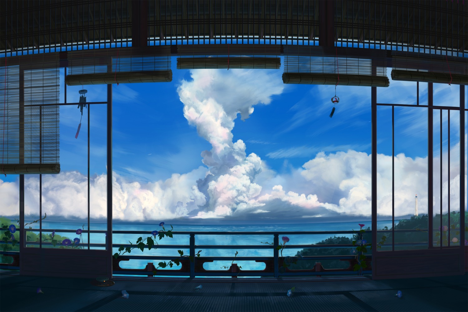 landscape, peko_(akibakeisena)
