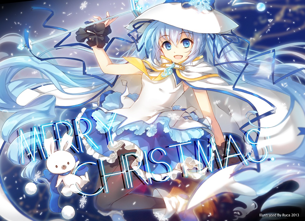 akara, hatsune_miku, pantyhose, vocaloid, yuki_miku
