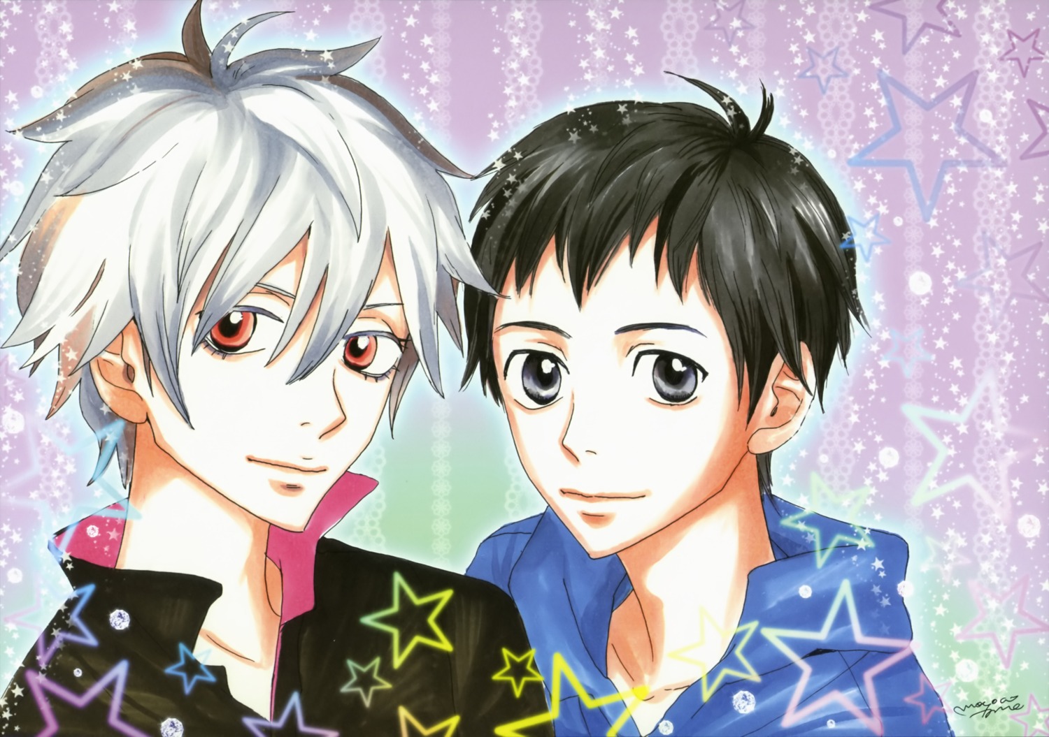 anno_moyoco, ikari_shinji, male, nagisa_kaworu, neon_genesis_evangelion