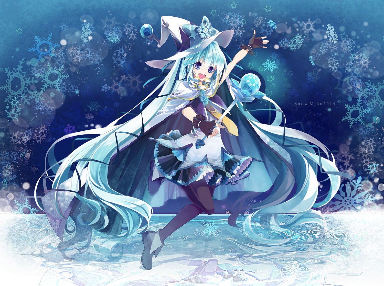 hatsune_miku, pantyhose, t_miyanagi, vocaloid, yuki_miku