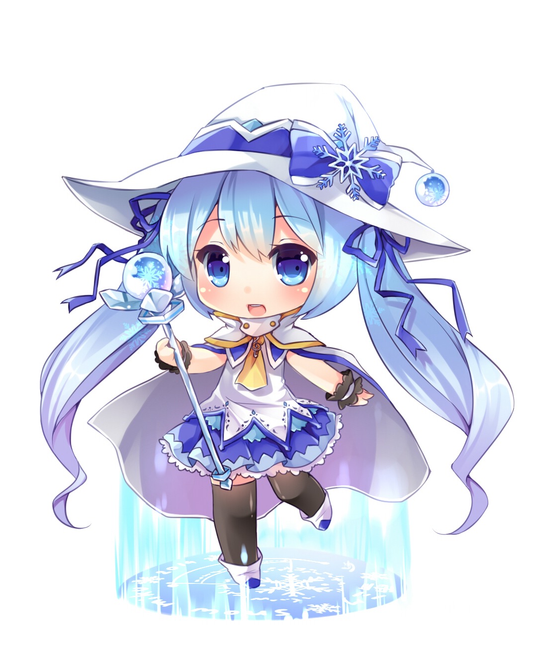 chibi, hatsune_miku, ninjinshiru, vocaloid, yuki_miku