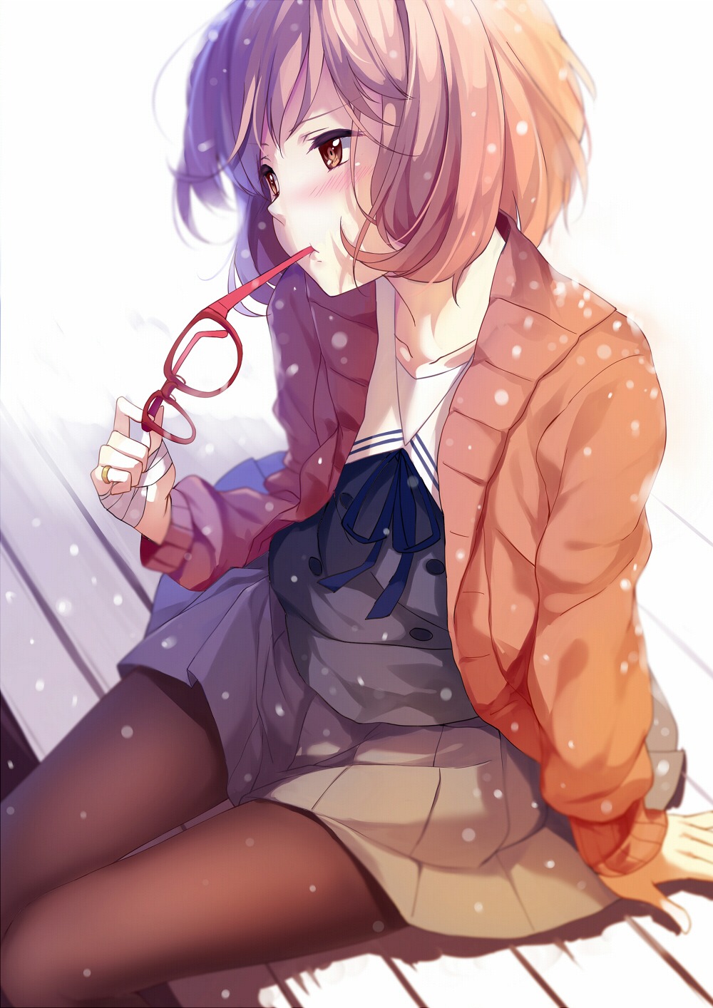 caidychen, kuriyama_mirai, kyoukai_no_kanata, pantyhose