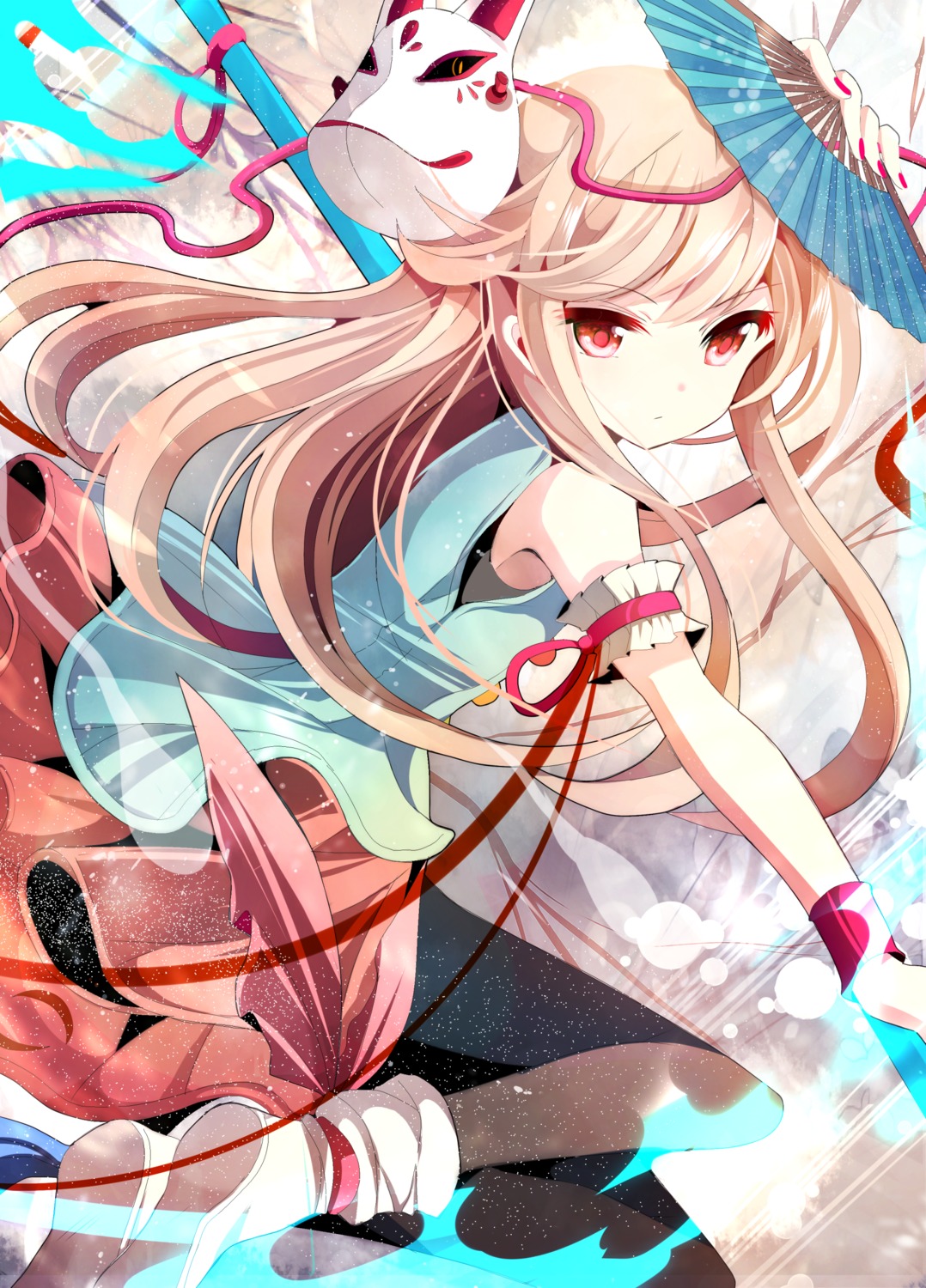 fumiko_(miruyuana), hata_no_kokoro, touhou