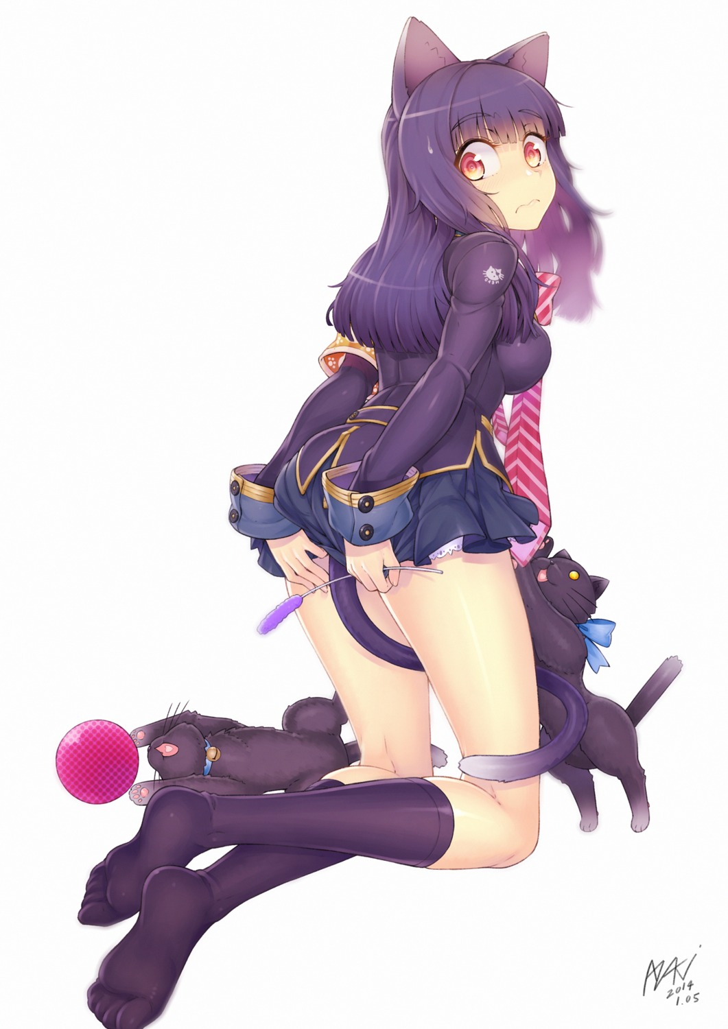 animal_ears, ayaki, neko, nekomimi, tail