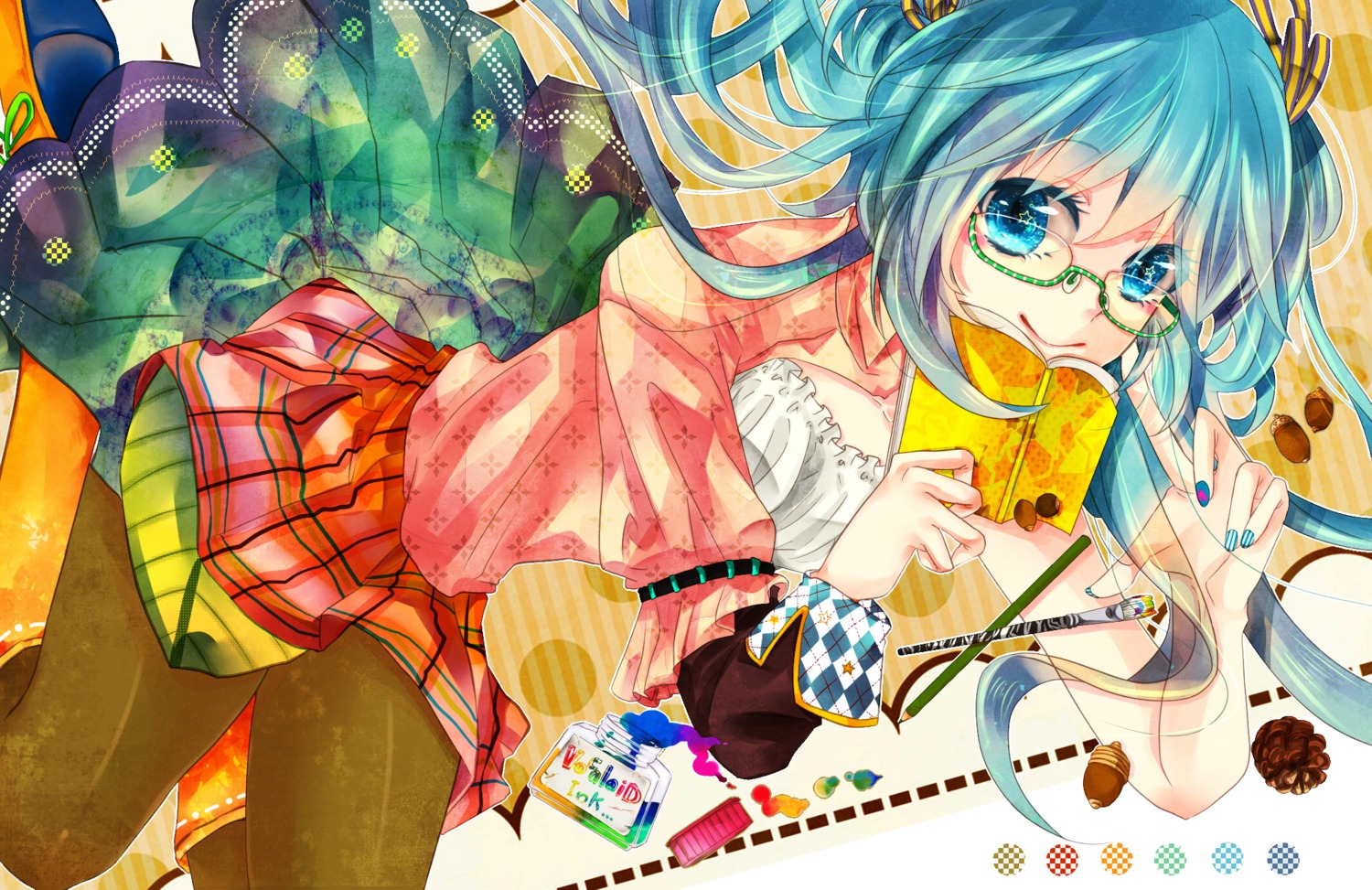hatsune_miku, pantyhose, togashi, vocaloid
