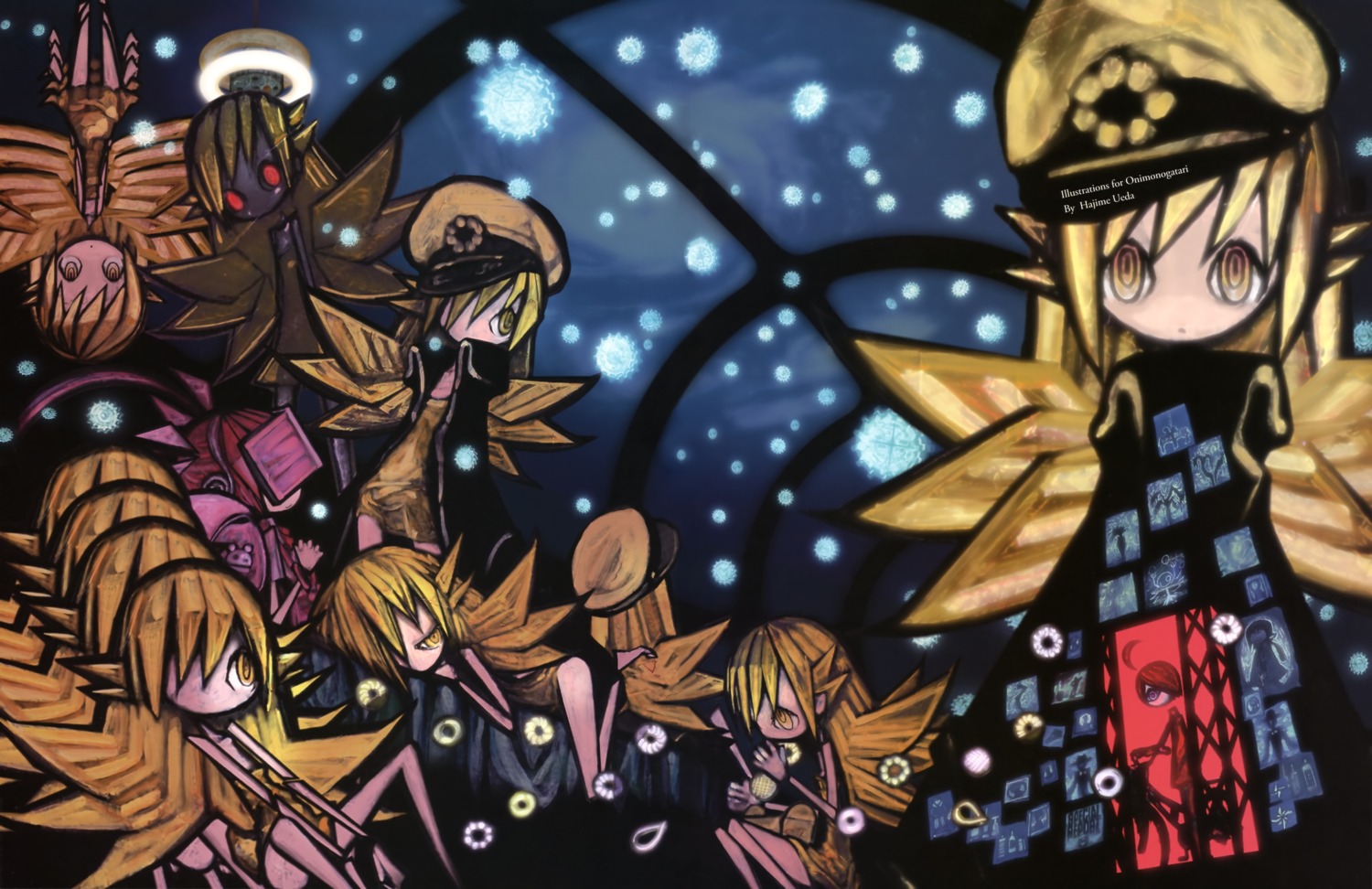 bakemonogatari, monogatari_(series), oshino_shinobu, ueda_hajime