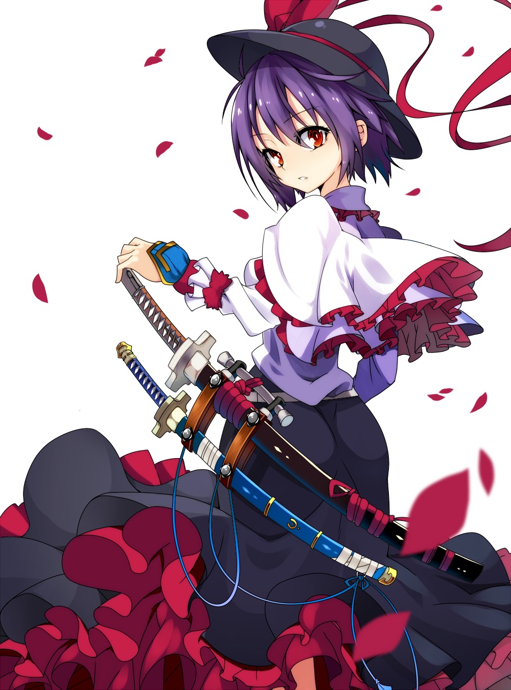 kotomuke_fuurin, nagae_iku, sword, touhou