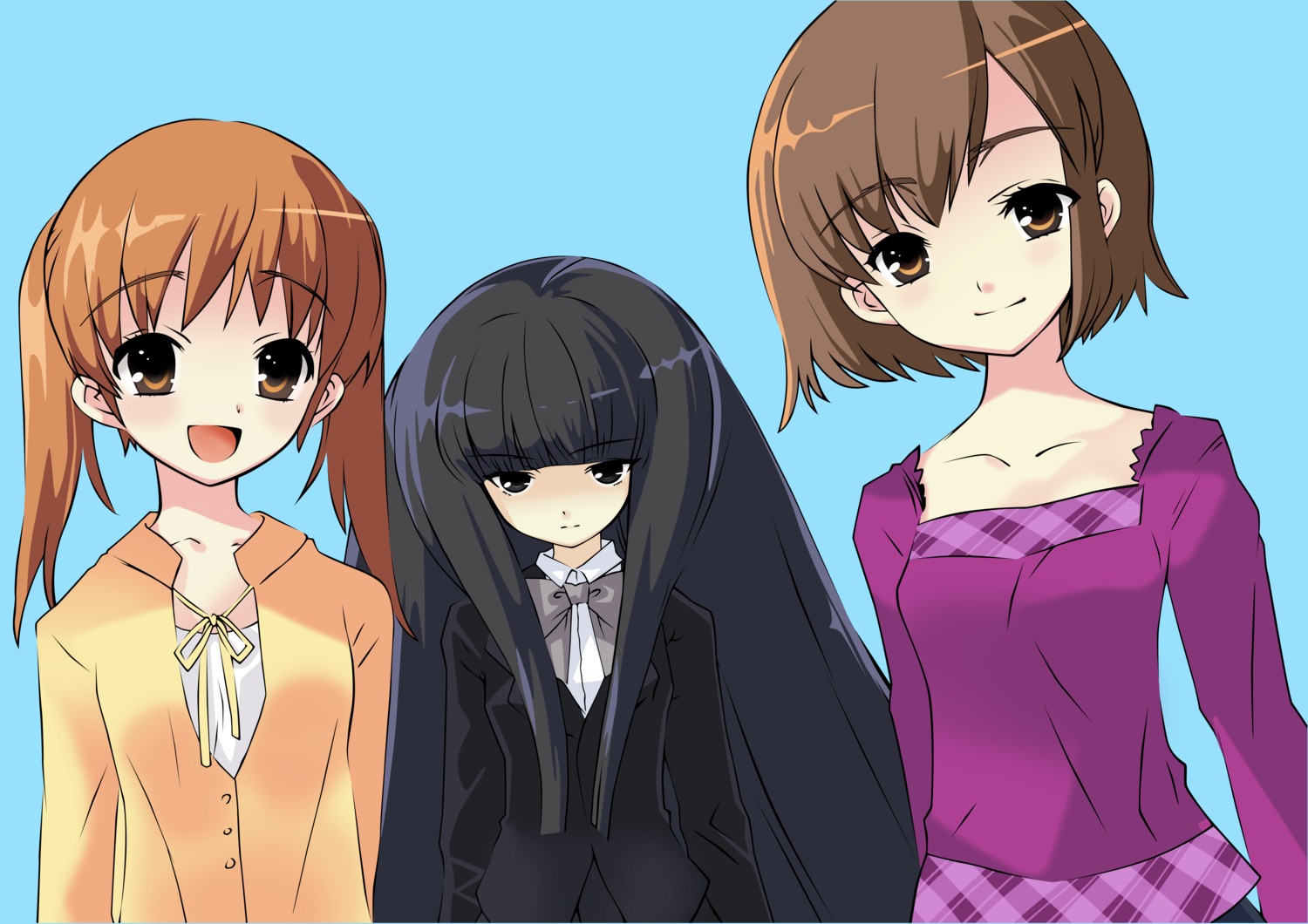 sasaki, suou_kuyou, suzumiya_haruhi_no_yuuutsu, tachibana_kyoko, vector_trace