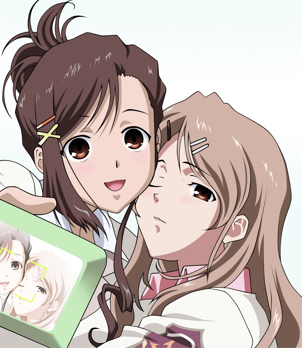 candy_boy, sakurai_kanade, sakurai_yukino, vector_trace, yuri