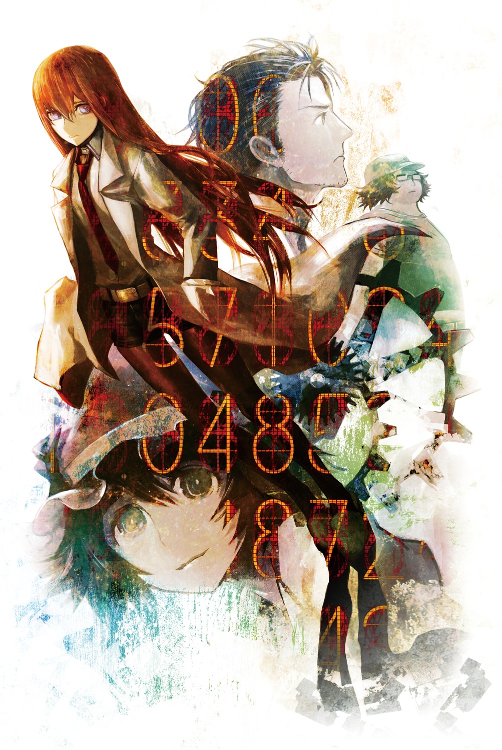 hashida_itaru, huke, makise_kurisu, okabe_rintarou, shiina_mayuri, steins;gate